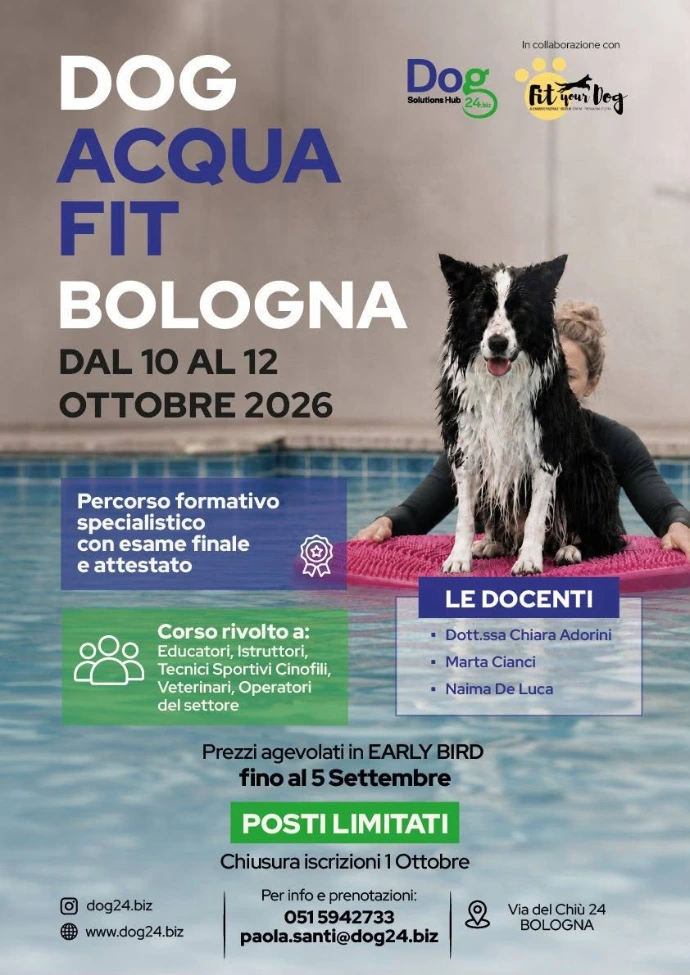 Corso Dog Acqua Fit Bologna